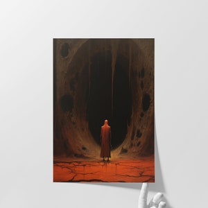Ethereal Intrigue: Fine Art Giclée Print | Surreal Artistry | Dark Home Decor | Enigmatic Wall Art | Mysterious Aesthetic | Digital Art