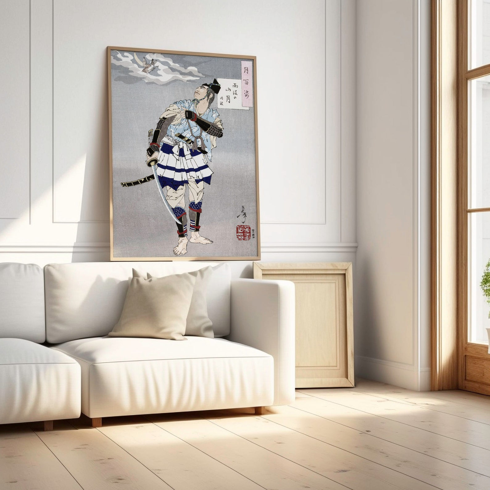 Japanese Vintage Poster by Tsukioka Yoshitoshi - Japanese Art Print ...