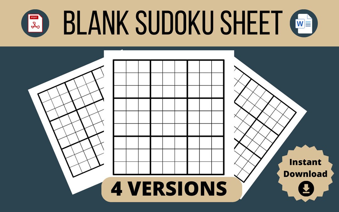Printable Blank Sudoku Sheets Sudoku Grid Template Sudoku Game Pages Printable Blank Sudoku Sheets Sudoku Grid Template Sudoku Game Pages