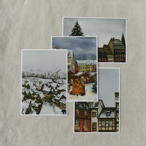 Carte de Noël Alsace - Impressions d'art A6