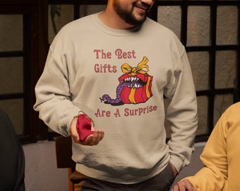 Christmas D&D Mimic shirt, gift for dungeon master ttrpg tshirt present for dungeons dragons lover, funny christmas shirt dnd