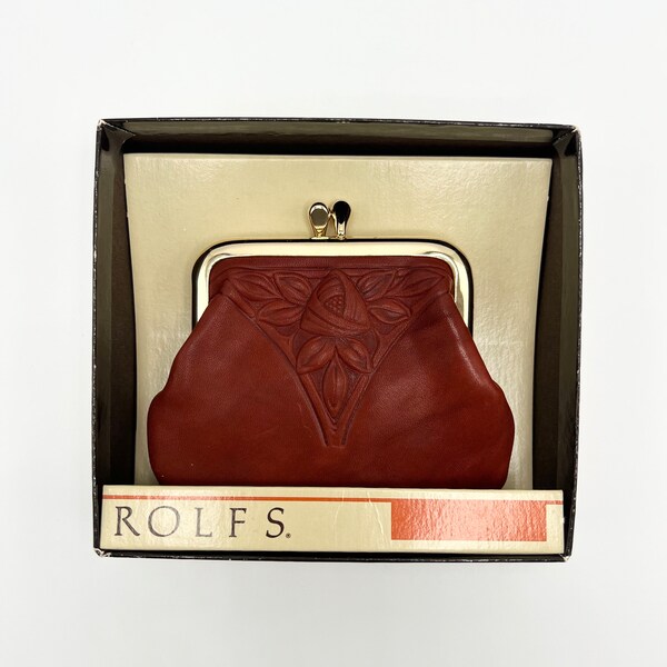 Rolfs Genuine Leather Vintage Coin Purse