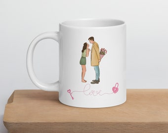 Valentines day mug, Love mug, World's Best Girlfriend, girlfriend gift, gift for her, anniversary gift, birthday gifts, valentines gift