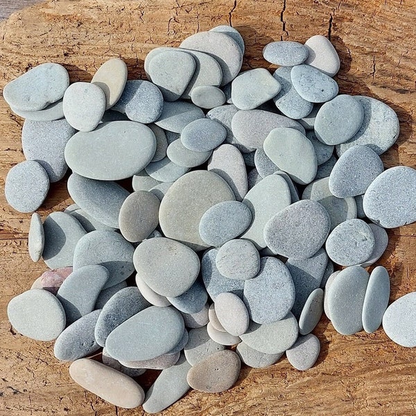 Auswahl von 150 kleinen Steinen 0,5 - 1,1"/1,4-3 cm - Winzige/kleine Meeressteine, kleine Meeressteine, Kieselkunststeine, #16