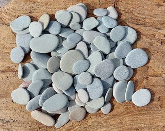 Selection Of 100 Small  Stones 0.5 - 1.1"/1.4-3 cm- Tiny/Small Sea Stones,Small Sea Stones, Pebble Art Stones, #16