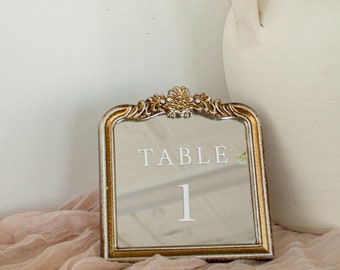 Mirror Table Numbers | Wedding Table Numbers | Wedding Table Decor | Seating Assignments | Reception Decor | Seating Arrangements | Signage