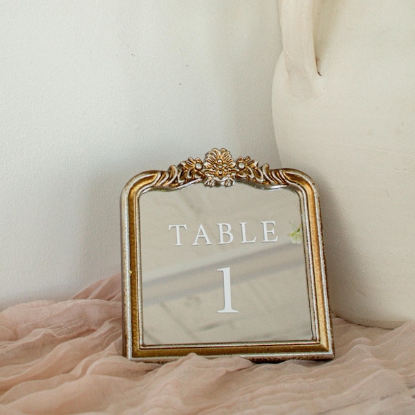 Mirror Table Numbers | Wedding Table Numbers | Wedding Table Decor | Seating Assignments | Reception Decor | Seating Arrangements | Signage