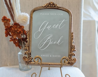 Wedding Guest Book | Elegant Minimal Guest Book | Reception Guest Book | Wedding Scrapbook | Wedding Keepsake | Wedding Guest Sign Polaroid