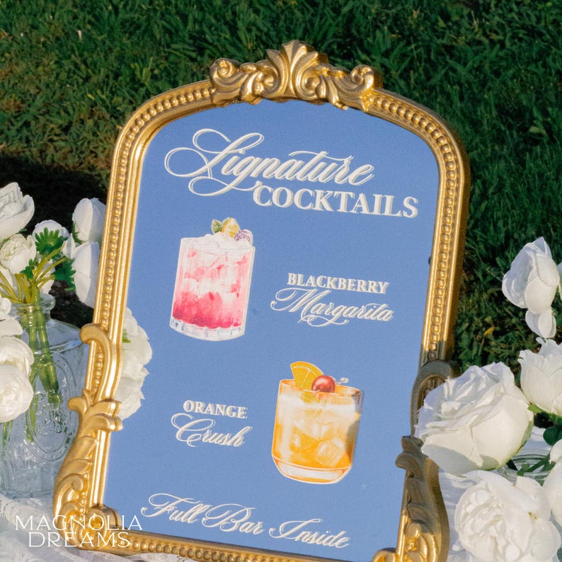 wedding mirror signage, bar menu, bar menu for wedding, wedding drink menu, mirror welcome sign wedding, menu bar, mirror for wedding sign, mirror sign wedding, bar menu sign, wedding bar menu sign, his and her drinks, custom bar menu sign, his and hers signature drinks, wedding bar menu ideas, cocktail menu for wedding, alcohol list wedding, bar menu signs wedding