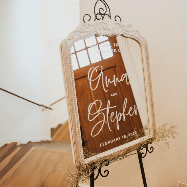 Custom Wedding Sign Decal Wedding Decor - Etsy