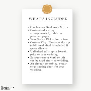Seating Chart Wedding, Minimalist Wedding Seating Chart, Table Seating Chart, Numbers Seating Chart, Wedding Guest Name, Our Favorite People, Gold Mirror Wedding Seating Chart - Wedding Signs - Wedding Guest List - Reception Guest List Sign