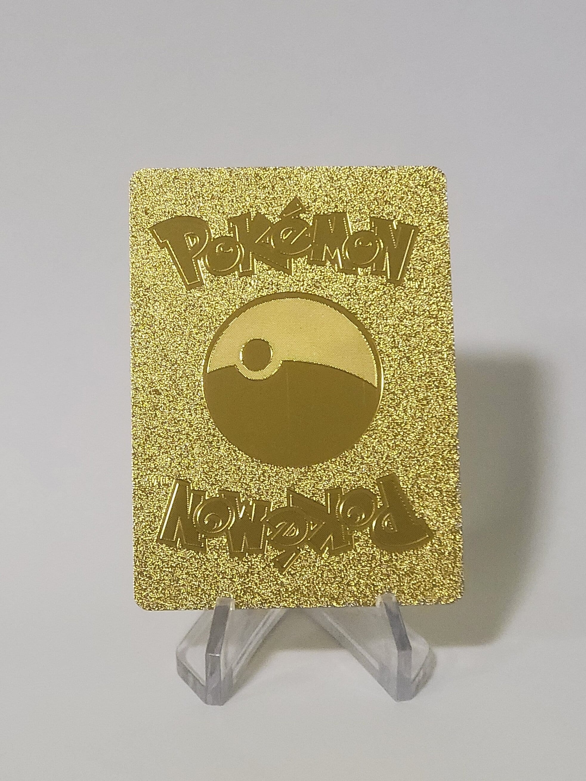 plastic gold pokemon cards expn card Pokemon Card 151 Expansion Card Game Illustration Figure Collection Is this gold foil card