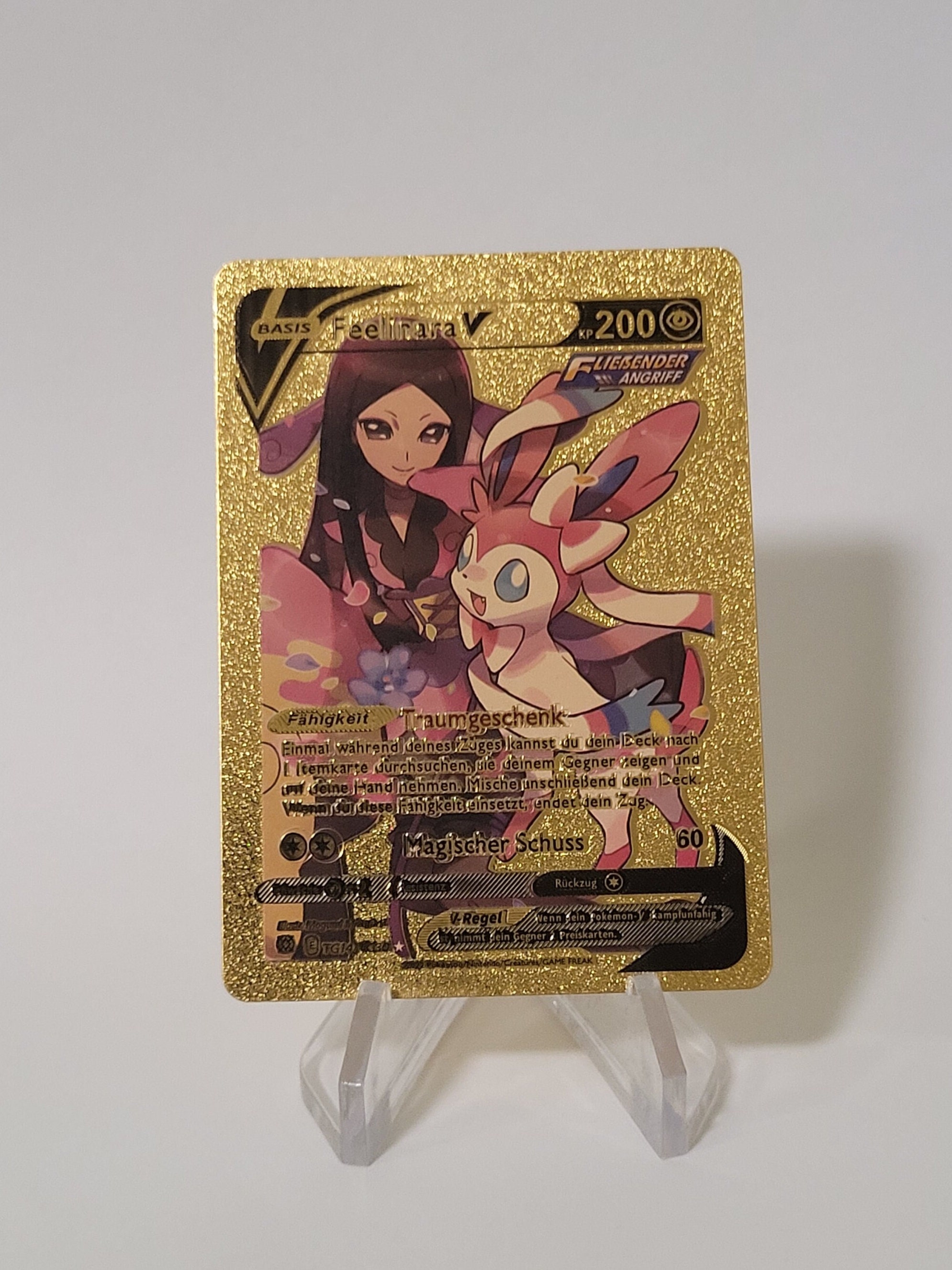 rose gold pokemon cards pokemoncards TCG 10 Golden 10 Silver 10 Black 10 Rainbow 10 Rosegold=Total 50 Toys & Games Evolves from null Rules Attach up to 2 basic Energy cards from your discard pile to 1 of your Pokémon VMAX 220222 I made Rosé Gold