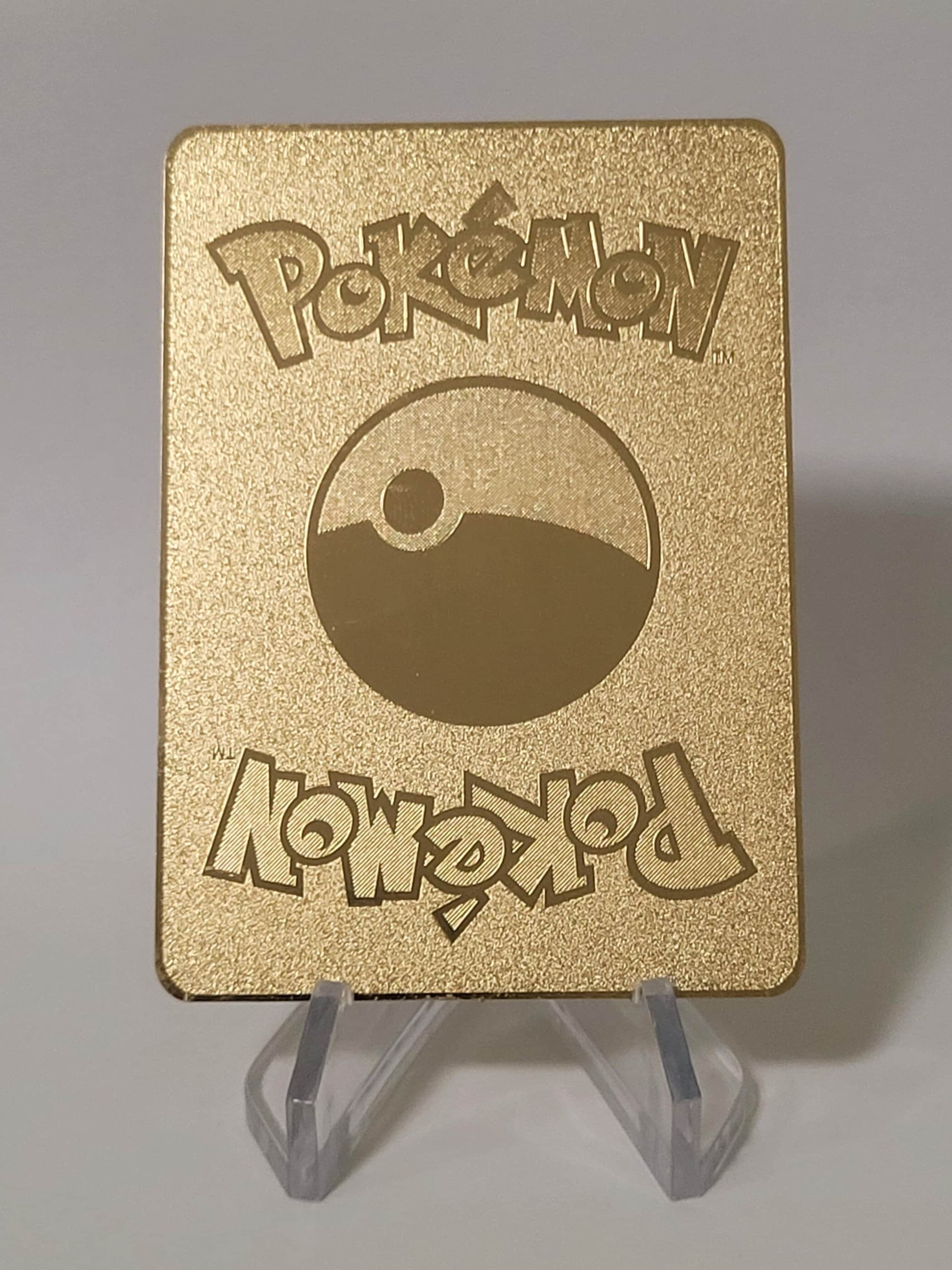Pokemon Card Moltres GX Gold Metal Card Custom Made - Etsy