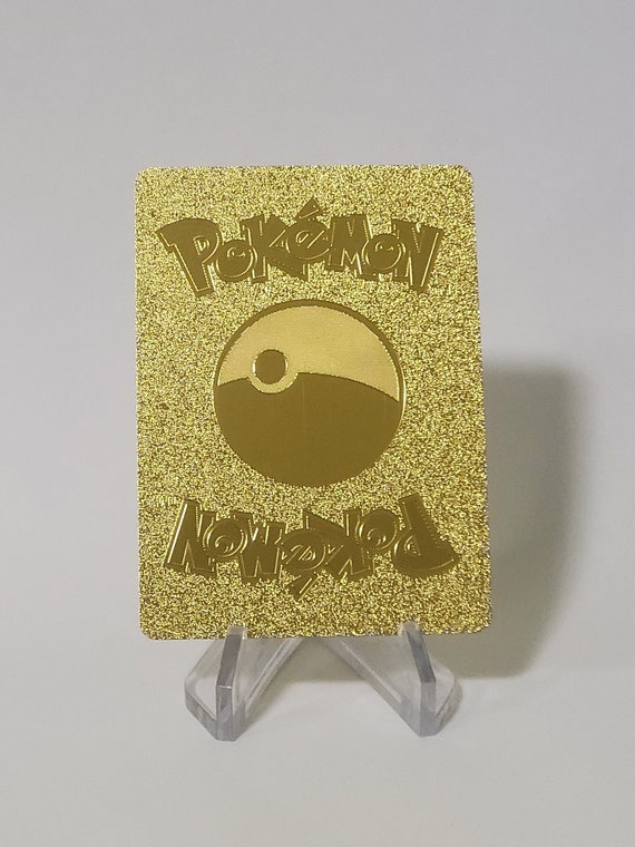 Pokemon Card Shaymin V Gold Plastic Card Custom Made Trading Card Gift  Present German Limited - Etsy