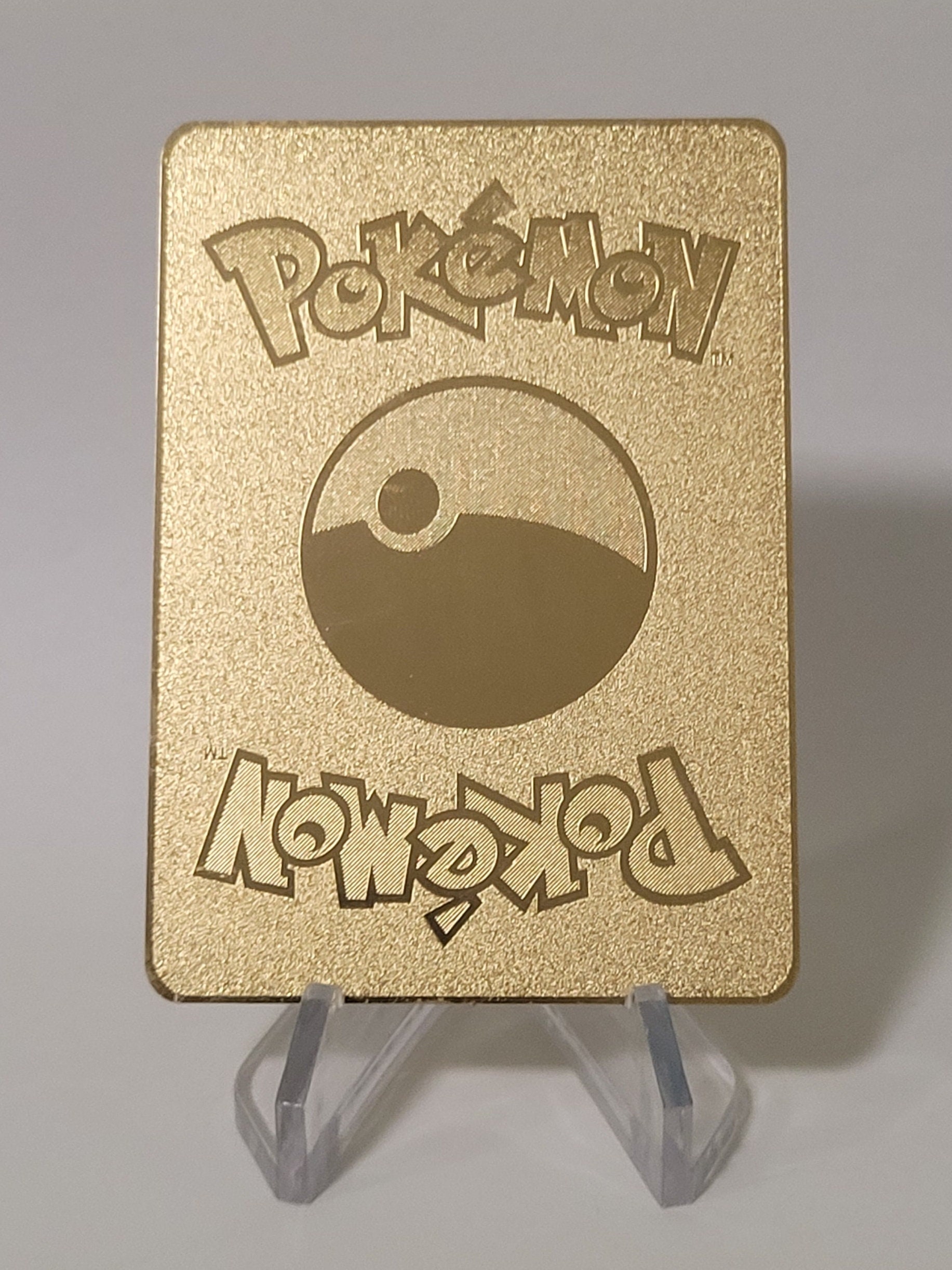 Pokemon Card Charmander/charmander Gold Metal Card Custom Made - Etsy Pokemon Card Charmander/charmander Gold Metal Card Custom Made - Etsy