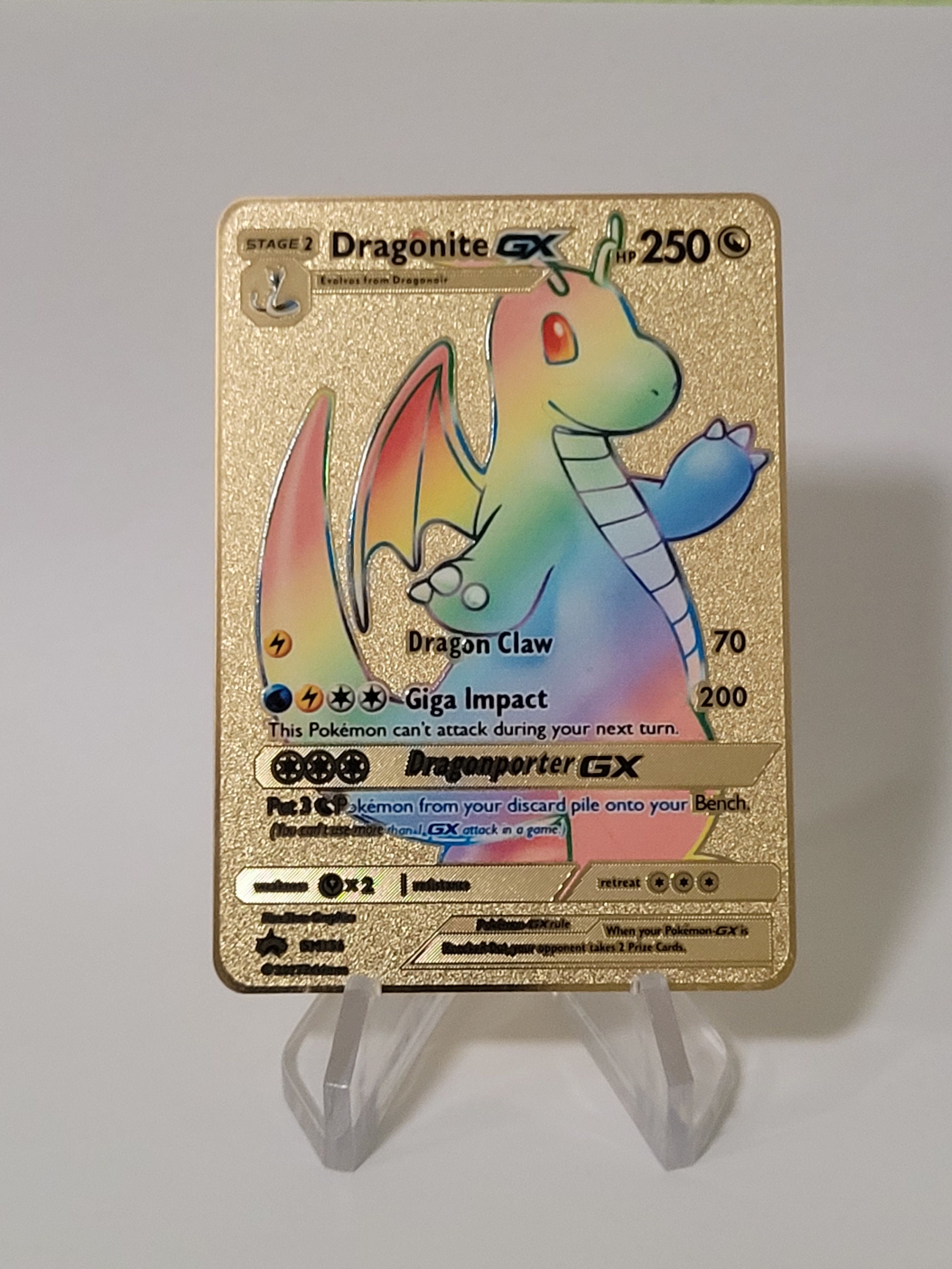 rainbow dragonite pokemon go card Amazon.com: Dragonite Vstar 081/078 - Pokemon Go - Full Art - Secret Rare Card