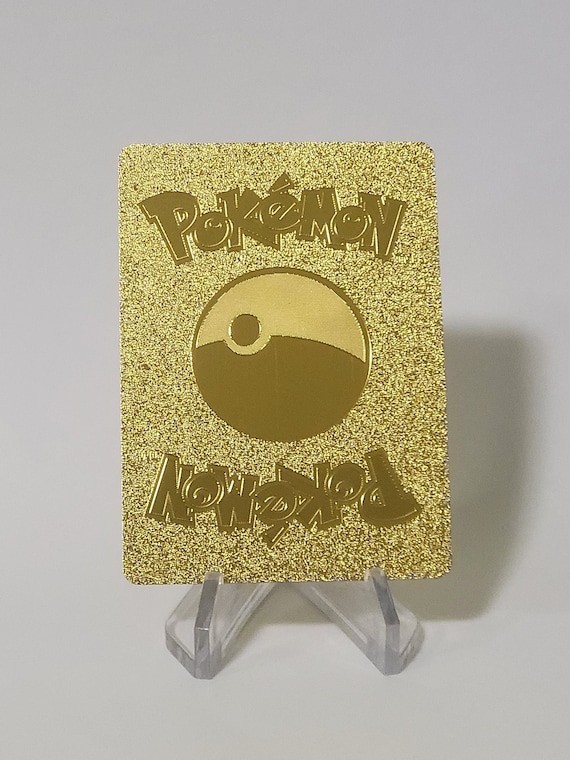 Buy Pokemon Card Raichu V Gold Plastic Card Custom Made Trading Card Gift  Present German Limited Online in India - Etsy