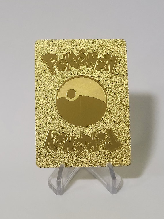 Pokemon Card Glurak / Charizard V Gold Plastic Card Custom Made Trading Card  Gift Present German Limited - Etsy