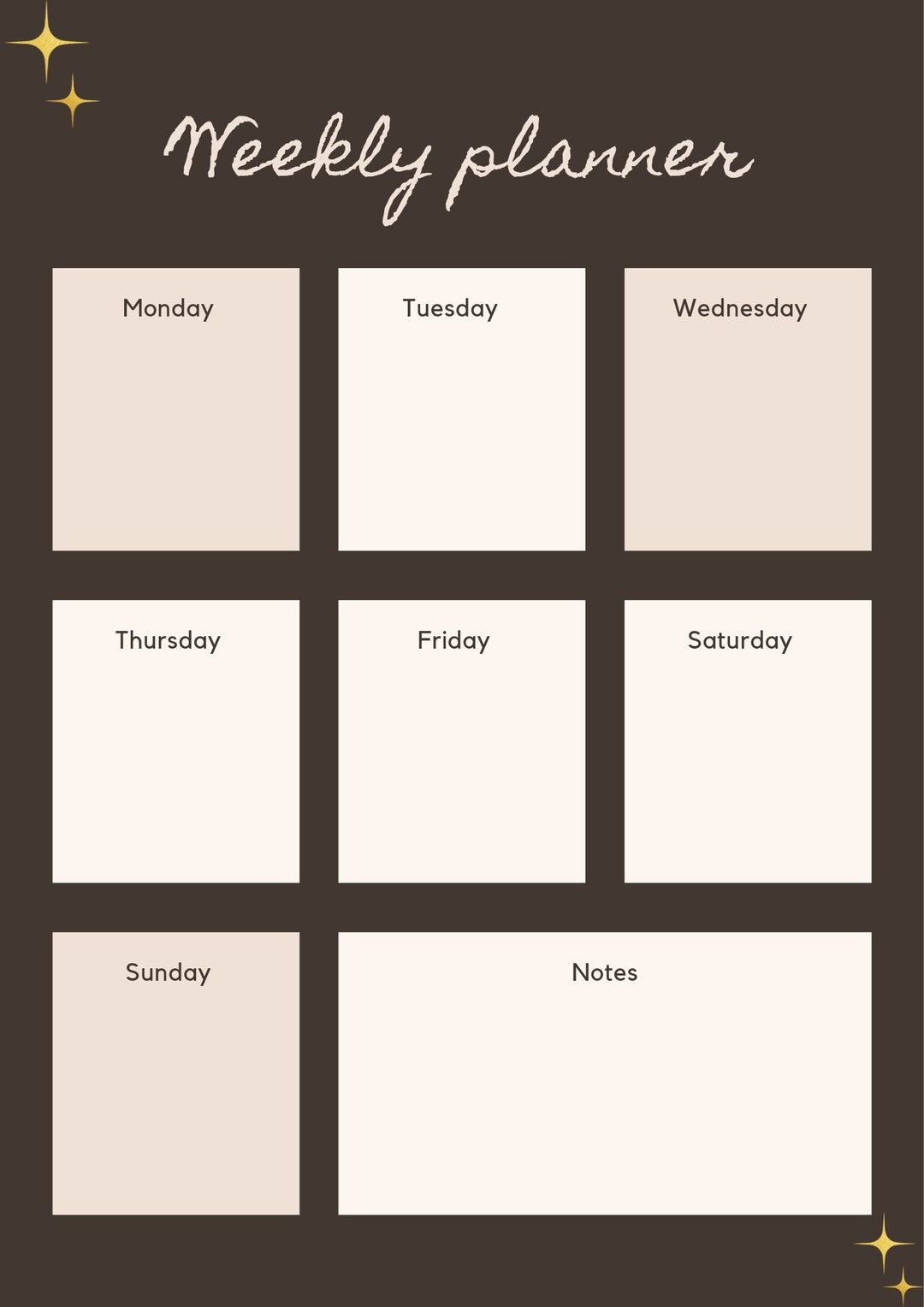 weekly-planner-printable-weekly-planner-editable-weekly-etsy