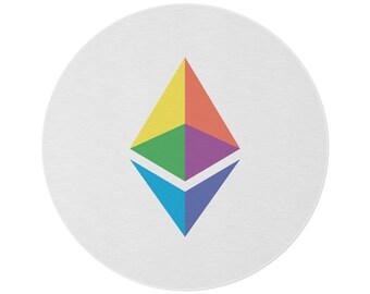 Tapis Ethereum élégant - Parfait pour les amateurs de crypto | Conception de haute qualité, durable et moderne | Idéal pour le salon, la chambre ou le bureau