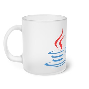 Frosted Glass Java Coffee Mug image 3