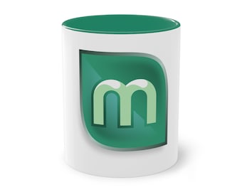 "Linux Mint Kaffeebecher."