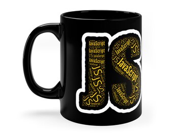 Caneca preta de 325 ml