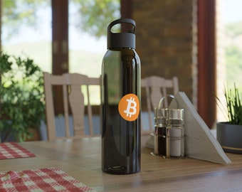 Stylish Bitcoin Water Bottle - Perfect for Crypto Enthusiasts | BPA-Free, Durable, and Leak-Proof | Ideal for Gym, Office, and Travel