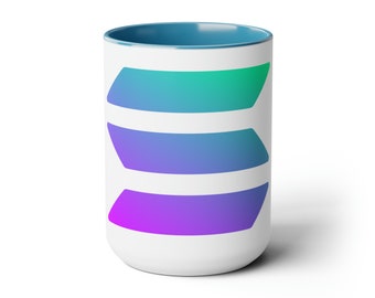 Solana - Crypto - Kubek do kawy i herbaty, 15 uncji