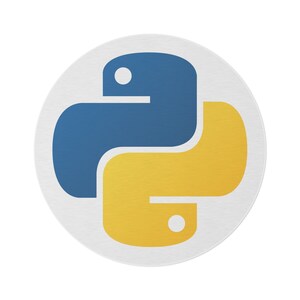Big Python Rug - Round Programming Mat image 2