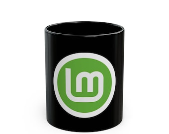 Linux Mint-koffiemok voor programmeurs, cadeau Linux-liefhebber, tech-liefhebber mok, open source koffiekopje, geeky Office-mok, cadeau-idee ontwikkelaar