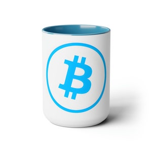 Bitcoin - Crypto - Coffee Tea Mug, 15 oz