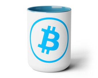 Bitcoin - Krypto - Kubek do kawy i herbaty, 15 uncji