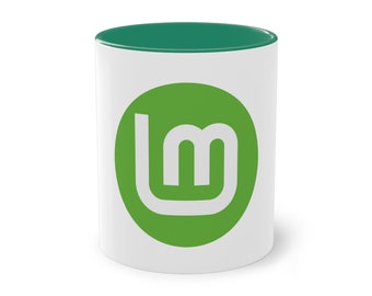 "Linux Mint Kaffeebecher."