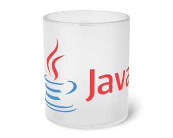 Taza de café Java de vidrio esmerilado