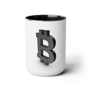 Bitcoin - Crypto - Coffee Tea Mug, 15 oz