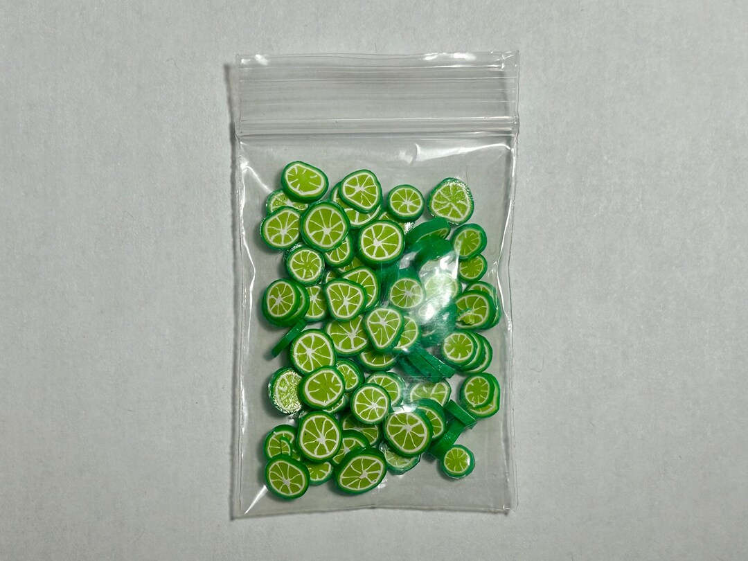 Mini Limes Bag of Miniature Limes Made With Clay and Finished Etsy