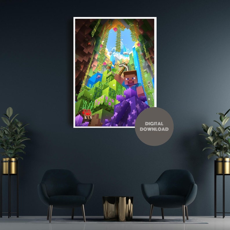 Minecraft Wall Art Minecraft Packet Poster Game Poster Digital Etsy New Zealand