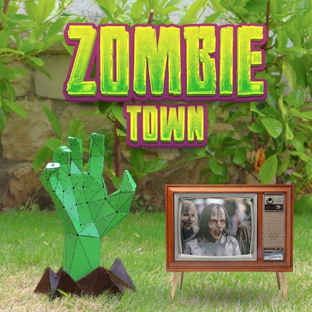 Zombie Hand Metal Wall Decor 3D Metal Art Decor Metal Zombie Etsy