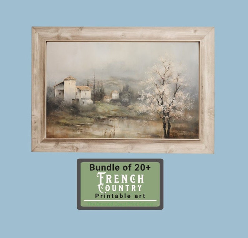 French Country Gallery Wall Art Set of 20 Vintage Art Prints Set ...