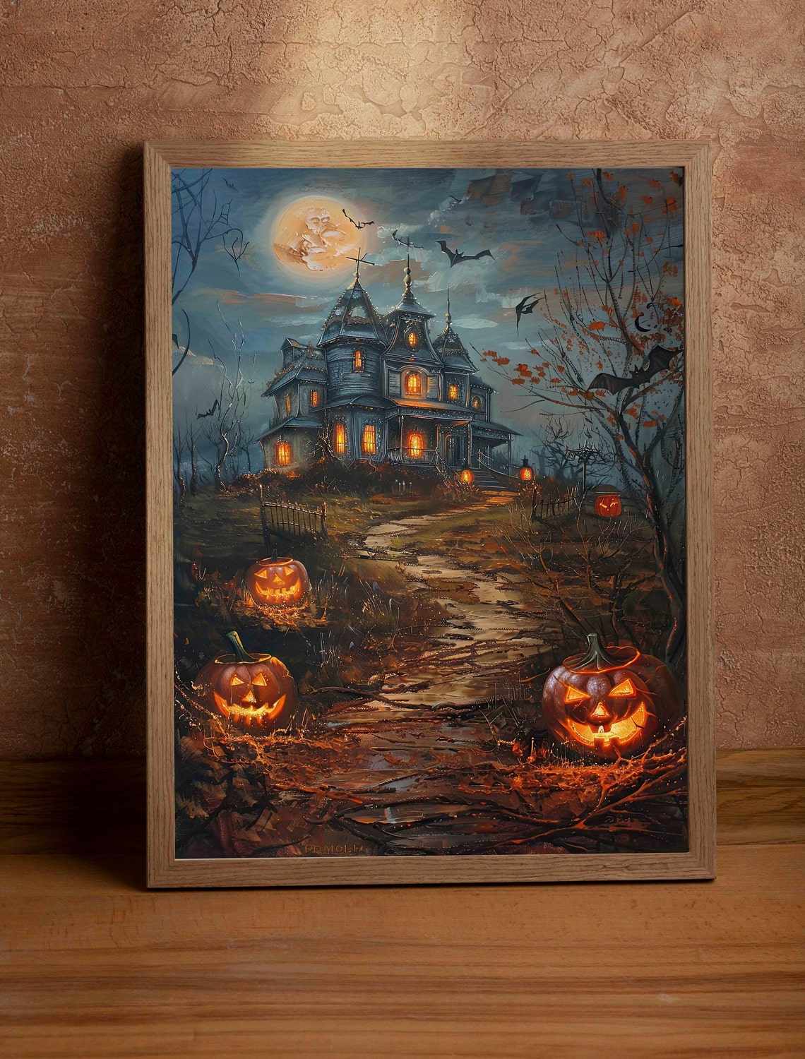Halloween Wall Art Printable Halloween Vintage Halloween Print Haunted ...