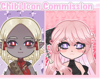 Commande d'icônes Chibi personnalisées ! FFXIV, D&D et personnages originaux.