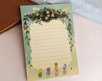 Junimo Parade | Stardew Valley Notepad | Memo pad | Memopad | Farm Helpers | Fruit Fairies | gamer notepad