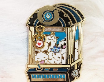 Sliding Crane Game Hard Enamel Pin - Piles of mascots!