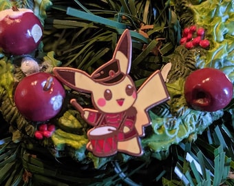 Holiday Classics: Little Drummer Boy - Hard Enamel Pin | Antique Copper Plated | Cute Gift | Pin Collectors | Original Art | Christmas Pin