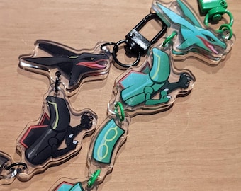 Dragon Keychain | Noodle Keychain | Keychain strand | Air Dragon, Wind Dragon | 4 in one | fidget toy | fun dragon