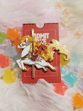 Carnival Set: Fire Pony Carousel - Hard Enamel Pin | Gold Plated | Cute Gift | Pin Collectors | Lapel Pin