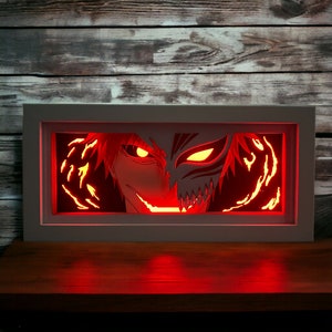 Cute Anime Night Light - Acrylic Frame - Paper-Cut Art from Apollo Box