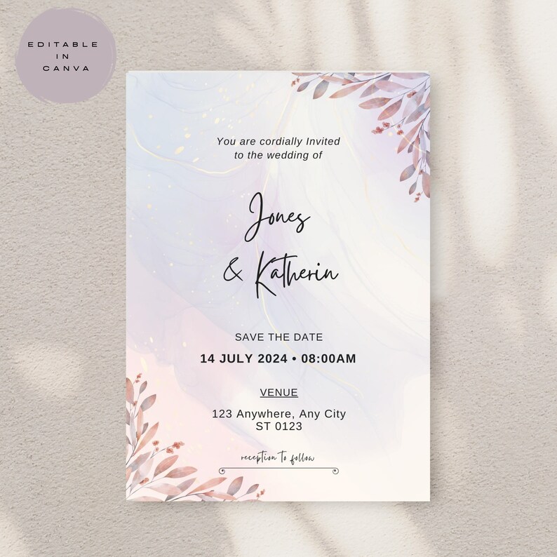 100% Editable Template INSTANT Download Invite Printable - Etsy